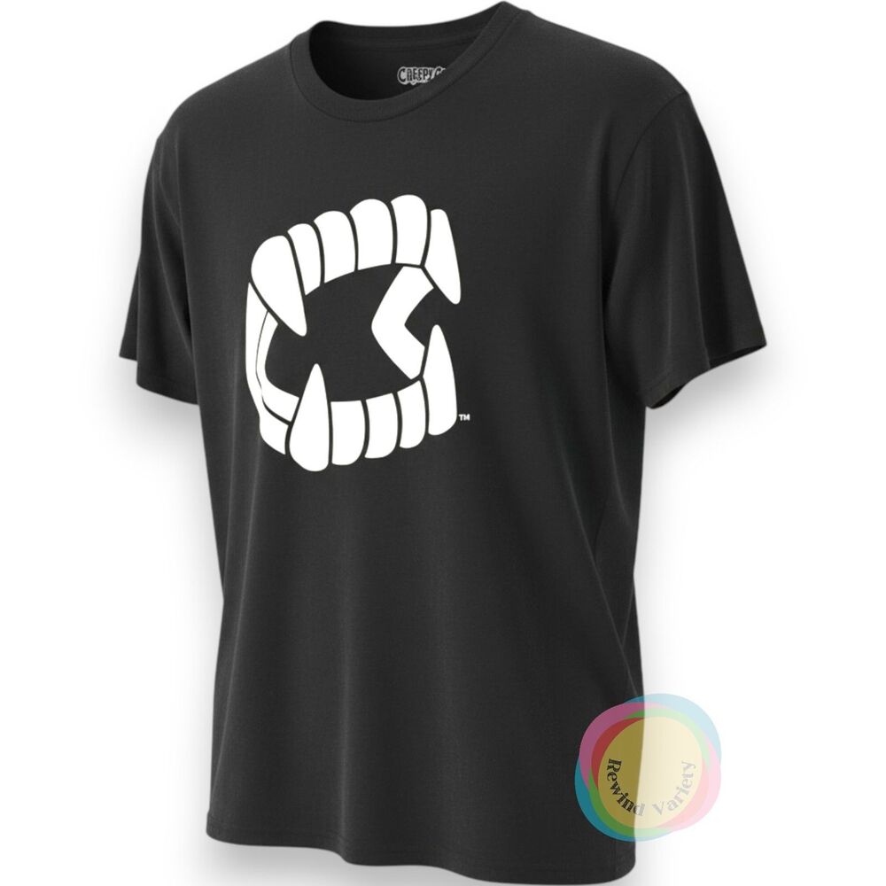 Creepy Co. Chompers Glow-in-the-Dark Horror T-Shirt Large